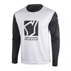 MX JERSEY YOKO SCRAMBLE WHITE / BLACK S