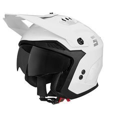 HELMET SHOT DROP SOLID A05-21OJ-A02-10 WHITE GLOSSY L