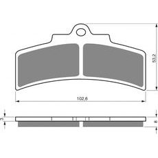 DISK PLOČICE GOLDFREN 123 GP6