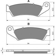 DISK PLOČICE GOLDFREN 004 S33 OFF-ROAD FRONT