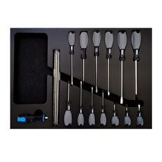 FLAT AND CROSSTIP SCREWDRIVERS SET LV8 EUT-FK-C2