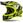 Motocross Helmet CASSIDA Cross Pro II Contra fluo yellow/ black/ grey/ white M