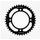 Rear ALU sprocket SUPERSPROX RAL-452:41-BLK Crni 41T, 415