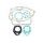 Set dihtunga za motor KOMPLETAN ATHENA P400170850260
