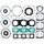 Complete gasket kit WINDEROSA CGKOS 611617 with seals