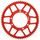 Rear ALU sprocket SUPERSPROX RAL-1131:65-RED crven