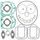 Top End Gasket Kit WINDEROSA TEGS 710278