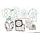 Set dihtunga za motor KOMPLETAN ATHENA P400210850199