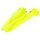 Rear fender + side panels POLISPORT 8556000003 Yellow flo