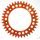 Rear ALU sprocket SUPERSPROX RAL-990:38-ORG orange 38T, 520