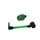 Lever guard ACCOSSATO with green hose and joint left, aluminium