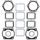 Top End Gasket Kit WINDEROSA TEGS 710182