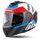 Full face helmet CASSIDA Modulo 2.1 Profile white pearl/black/blue/red/grey S