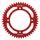 Rear ALU sprocket SUPERSPROX RAL-209:48-RED crven 48T, 420