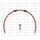 Rear brake hose kit Venhill POWERHOSEPLUS KAW-7023RB-RD (1 hose in kit) Red hoses, black fittings