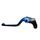 Clutch Lever ACCOSSATO fixed CNC-worked aluminium, blue