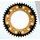 Rear sprocket SUPERSPROX STEALTH RST-990:45-GLD zlato 45T, 520