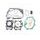 Set dihtunga za motor KOMPLETAN ATHENA P400510870096