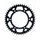 Rear ALU sprocket SUPERSPROX RAL-990:46-BLK Crni 46T, 520