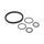 O-ring kit for Prooctane POLISPORT PROOCTANE 8155200001 Crni