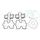Set dihtunga za motor KOMPLETAN ATHENA P400210850540