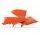 Radiator scoops POLISPORT 8411500002 (pair) orange KTM