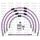 STANDARD Front brake hose kit Venhill POWERHOSEPLUS YAM-5001FB-PU (5 hoses in kit) Purple hoses, black fittings