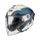 Open face helmet MT Helmets COSMO SV LAYOUT C7 MATT L