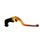 Brake lever ACCOSSATO fixed CNC-worked aluminium, orange