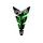 Tank pad PUIG ONE 9141V green