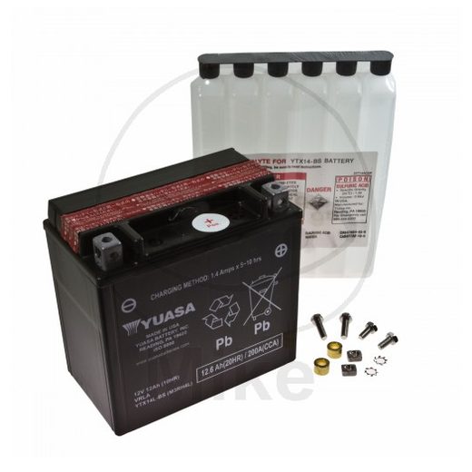 BATTERY YUASA YTX14L-BS