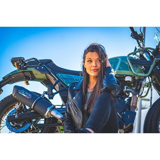 SLIP-ON EXHAUST GPR FURORE ROY.9.RACE.FUNE MATTE BLACK INCLUDING LINK PIPE