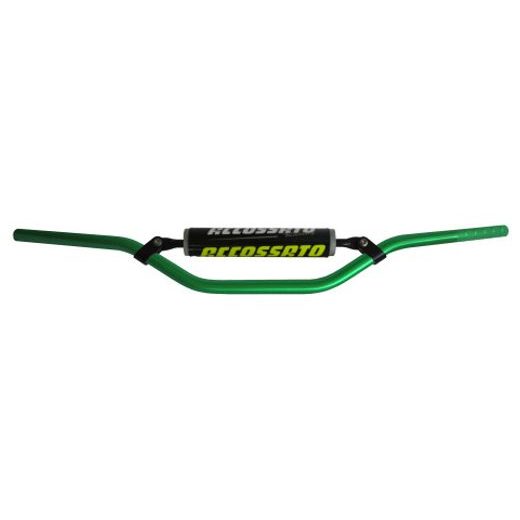 HANDLEBAR ACCOSSATO ALUMINIUM, 22 MM GREEN