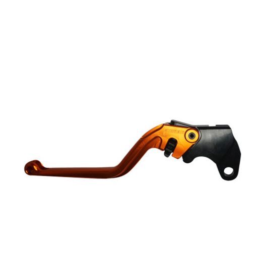 CLUTCH LEVER ACCOSSATO FIXED CNC-WORKED ALUMINIUM, ORANGE