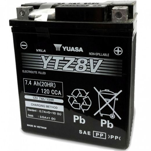 BATTERY YUASA YTZ8V