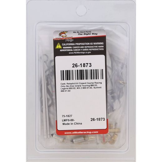 CARBURETOR REBUILD KIT ALL BALLS RACING CARK26-1873