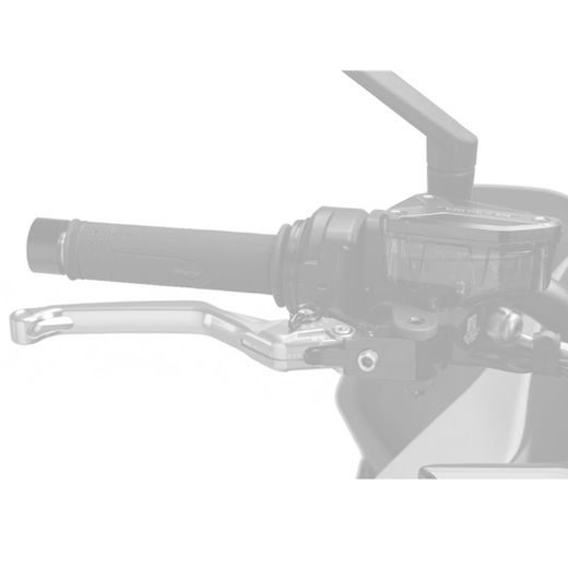 CLUTCH LEVER WITHOUT ADAPTER PUIG 4.0 4220RY LONG RED/TITAN