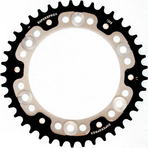 REAR SPROCKET SUPERSPROX STEALTH RST-1308:41-SLV SILVER 41T, 520