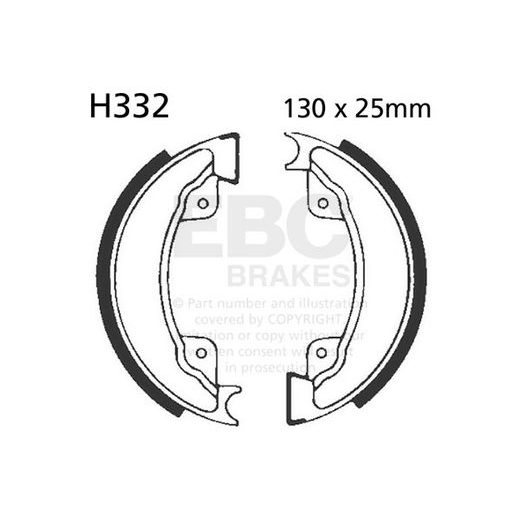 BRAKE SHOE SET EBC H332 INCLUDINGS SPRINGS