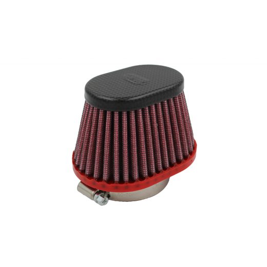 CONICAL AIR FILTER BMC FBPF55-70L-CT CARBON TOP (LEFT)