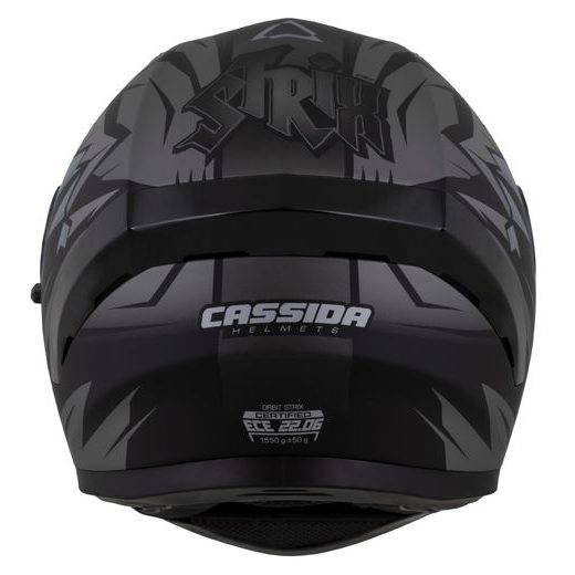 FULL FACE HELMET CASSIDA ORBIT STRIX BLACK MATT, GRAY XL