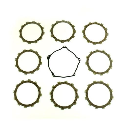 FRICTION PLATES KIT WITH CLUTCH COVER GASKET ATHENA P40230080