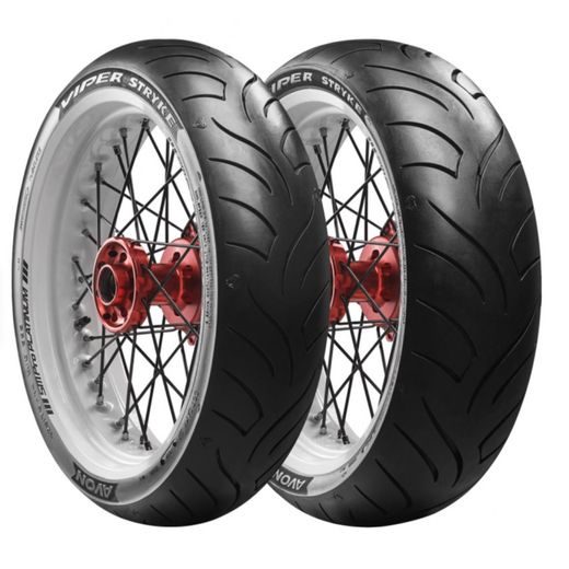 TYRE AVON 90/90-10 50J TL VIPER STRYKE AM63