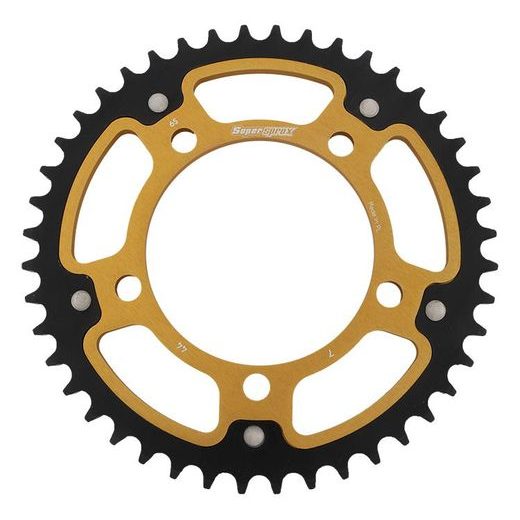 REAR SPROCKET SUPERSPROX STEALTH RST-7:44-GLD ZLATO 44T, 525