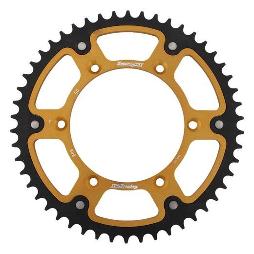 REAR SPROCKET SUPERSPROX STEALTH RST-808:50-GLD ZLATO 50T, 520