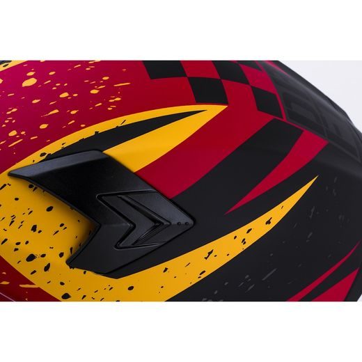 FULL FACE HELMET CASSIDA INTEGRAL 3.0 DRFT MATT ORANGE / FLUO RED S