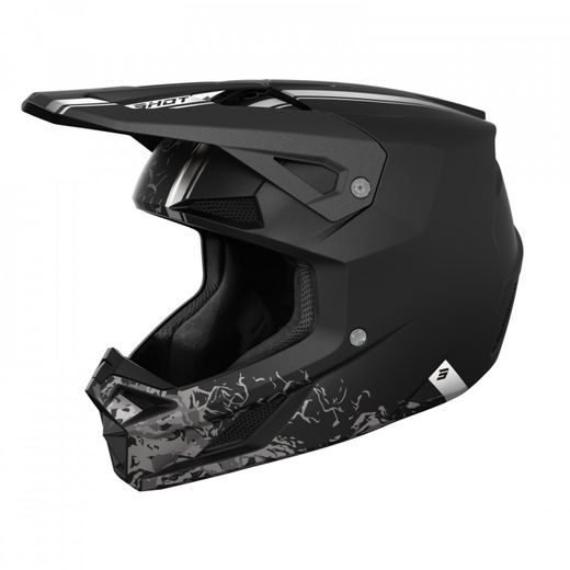 HELMET SHOT SPEED BATTLE A05-21OB-B01-08 BLACK MATT S