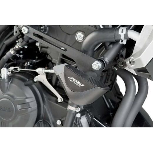 FRAME SLIDERS PUIG PRO 8590N BLACK WITH GREY RUBBER