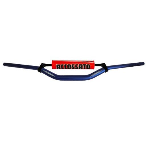 HANDLEBAR ACCOSSATO ALUMINIUM, 28.5 MM PLAVI
