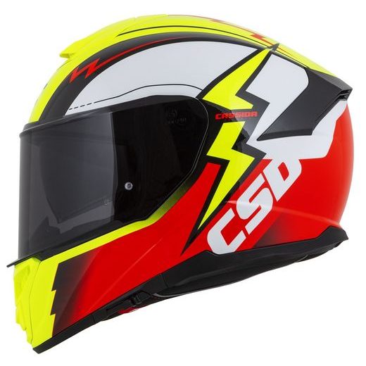 FULL FACE HELMET CASSIDA INTEGRAL GT 2.1 FLASH FLUO YELLOW/ FLUO RED/ BLACK/ WHITE S